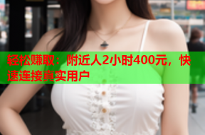 轻松赚取:附近人2小时400元,快速连接真实用户