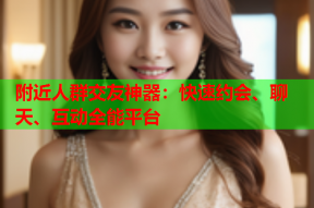 附近人群交友神器:快速约会、聊天、互动全能平台