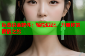 免费约会软件:轻松匹配,开启你的爱情之旅