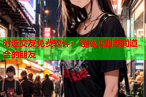附近交友免费软件:轻松找到志同道合的朋友