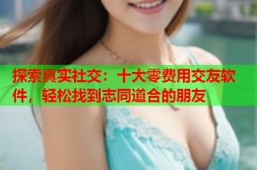 探索真实社交:十大零费用交友软件,轻松找到志同道合的朋友