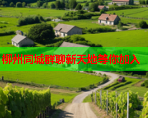 柳州同城群聊新天地等你加入  第1张 柳州同城群聊新天地等你加入  第1张