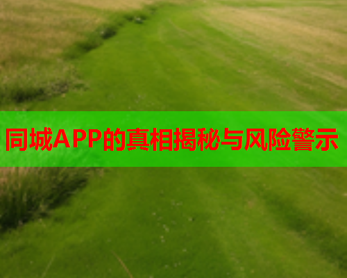 同城APP的真相揭秘与风险警示  第1张 同城APP的真相揭秘与风险警示  第1张