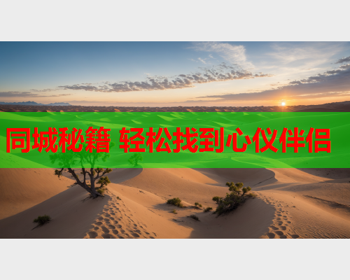 同城秘籍 轻松找到心仪伴侣  第1张 同城秘籍 轻松找到心仪伴侣  第1张